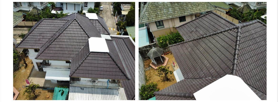 งาน Re-Roof เปลี่ยนหลังคาเมทัลชีทอาคารสูงทั้งผืน ผลงานจริง